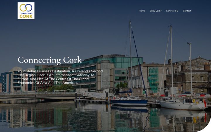 Zrzut ekranu connectingcork.ie