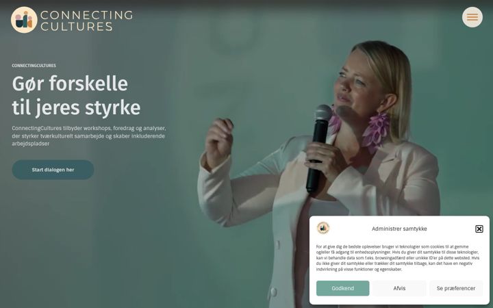 Screenshot of connectingcultures.dk