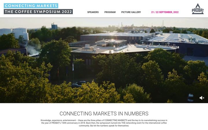 Screenshot of connectingmarkets.de