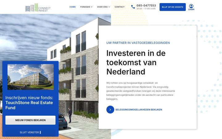 Screenshot of connectinvest.nl