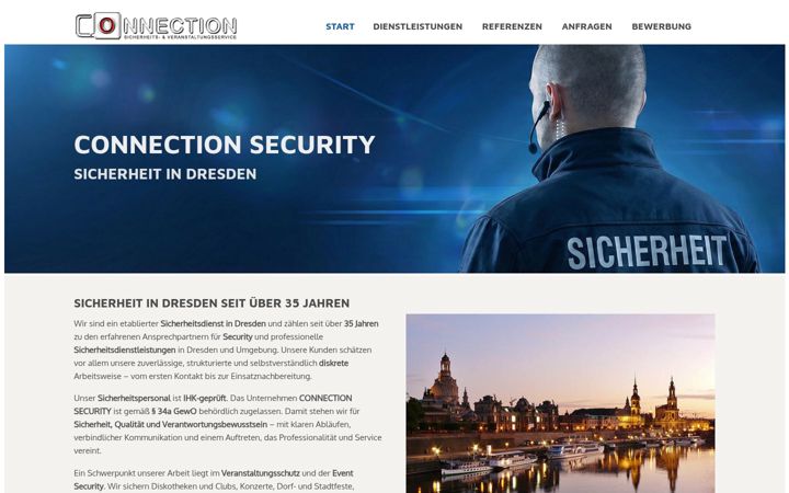 Screenshot of connection-security.de