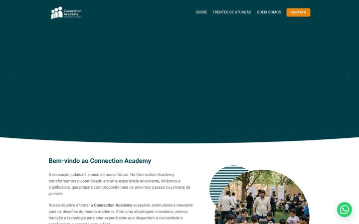 Screenshot of connectionacademy.com.br
