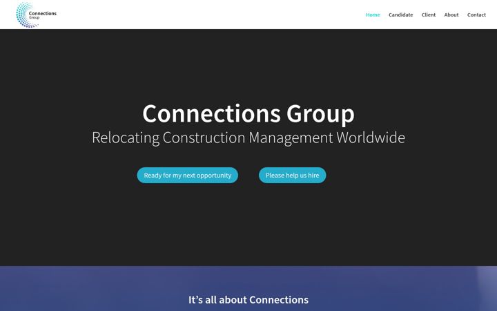 Zrzut ekranu connectionsgroup.ie