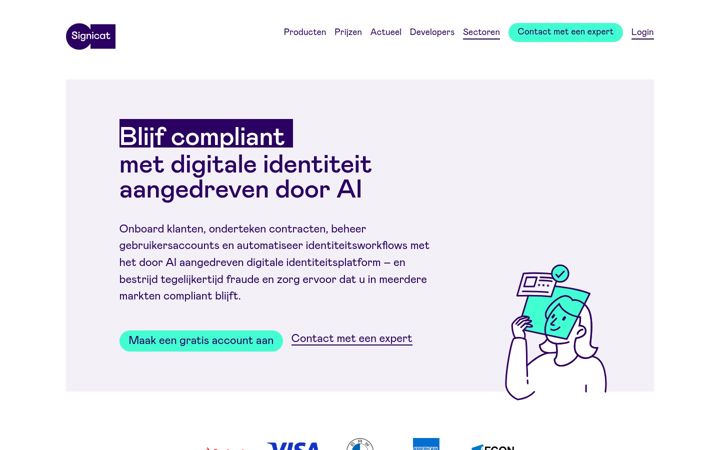 Screenshot of connectis.nl