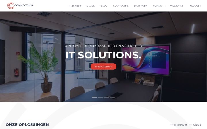 Screenshot of connectium.nl
