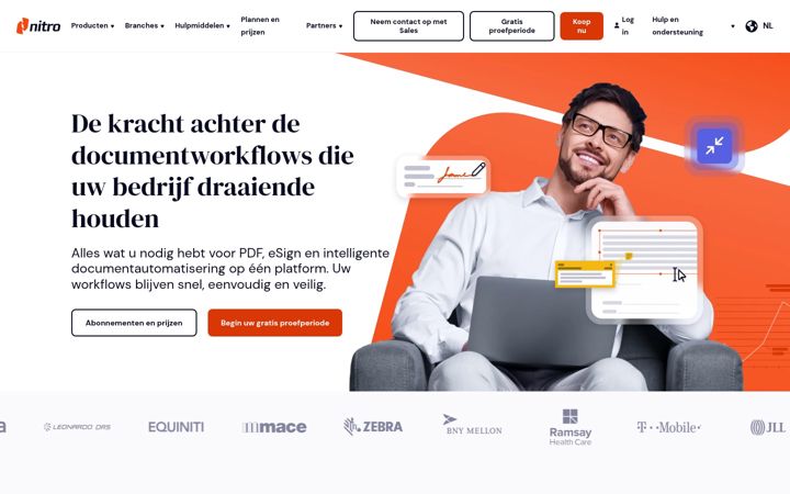 Screenshot of connective.nl