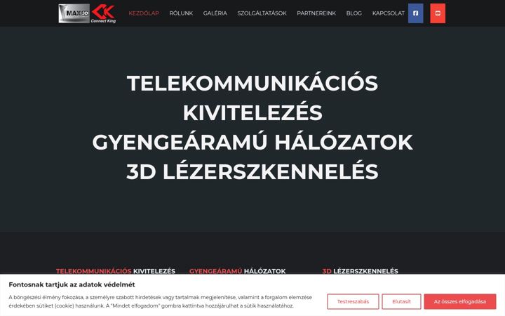 Screenshot of connectking.hu