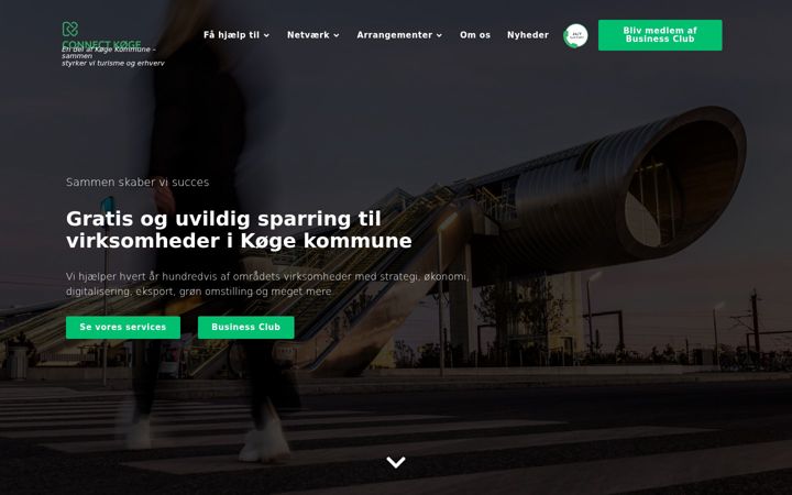 Zrzut ekranu connectkoege.dk