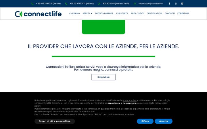 Screenshot of connectlife.it