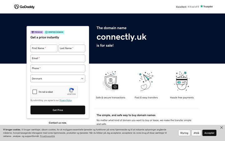 Screenshot of connectly.uk