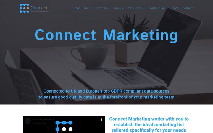 Screenshot of connectmarketingltd.co.uk