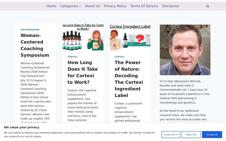 Screenshot of connectohealth.net
