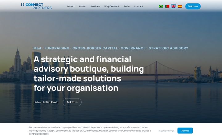 Screenshot of connectpartners.com.br