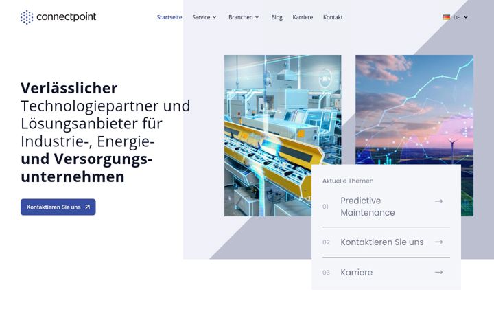 Screenshot of connectpoint.de