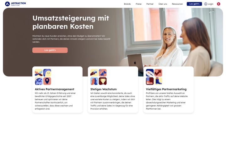 Screenshot of connects.ch