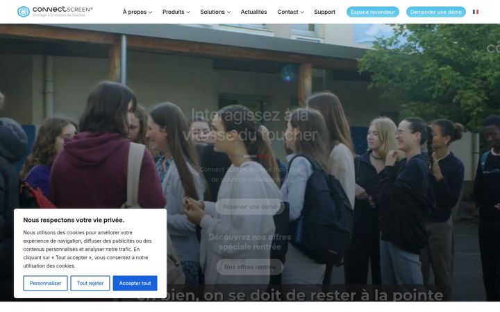 Zrzut ekranu connectscreen.fr