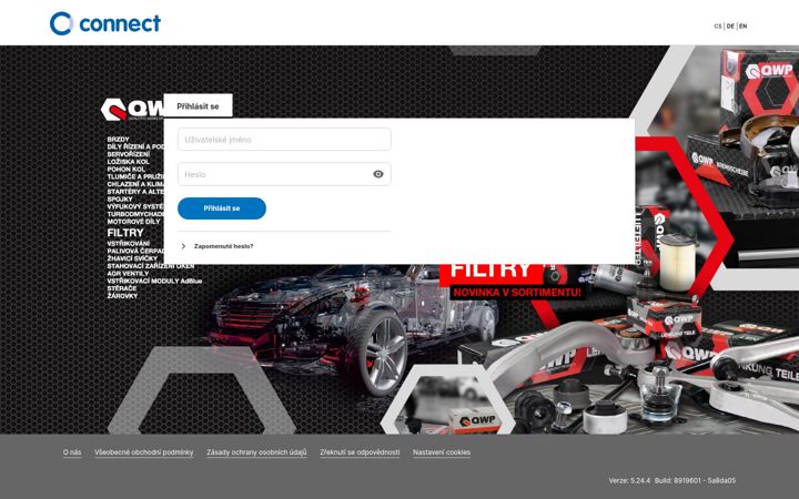 Screenshot of connectshop.cz