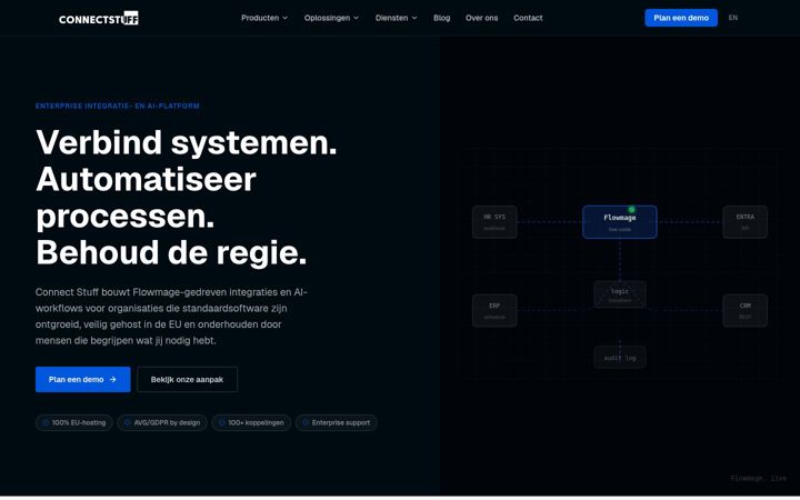 Screenshot of connectstuff.nl