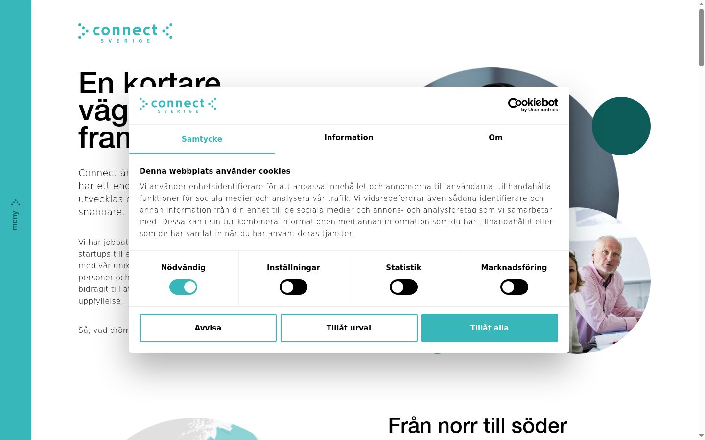 Screenshot tal-banner tal-kunsens muri qabel kwalunkwe interazzjoni