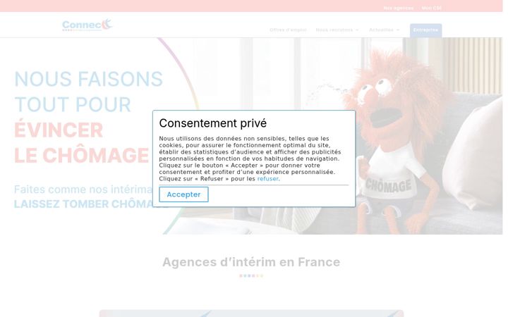 Zrzut ekranu connectt.fr