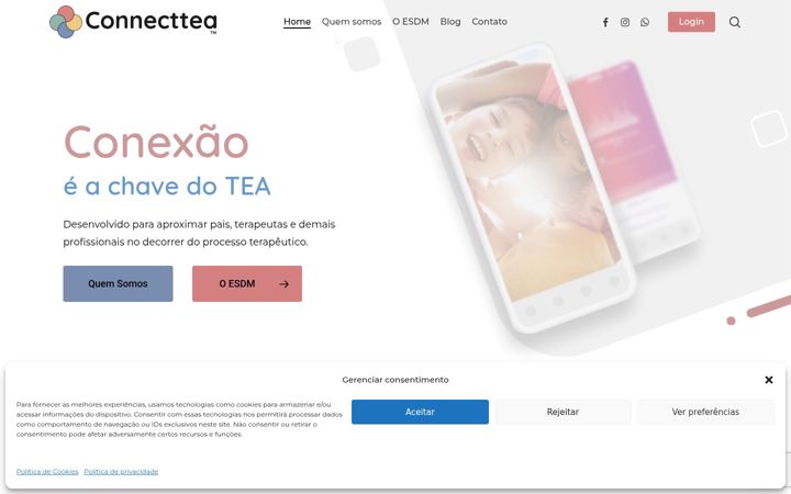 Screenshot of connecttea.com