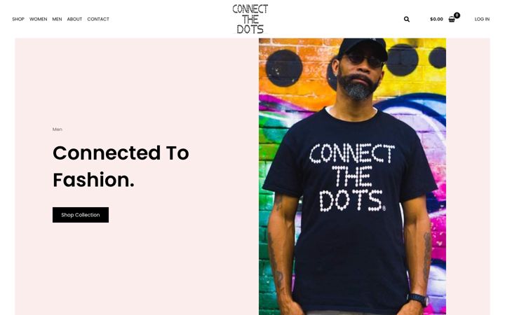 Screenshot of connectthedotsbrand.com