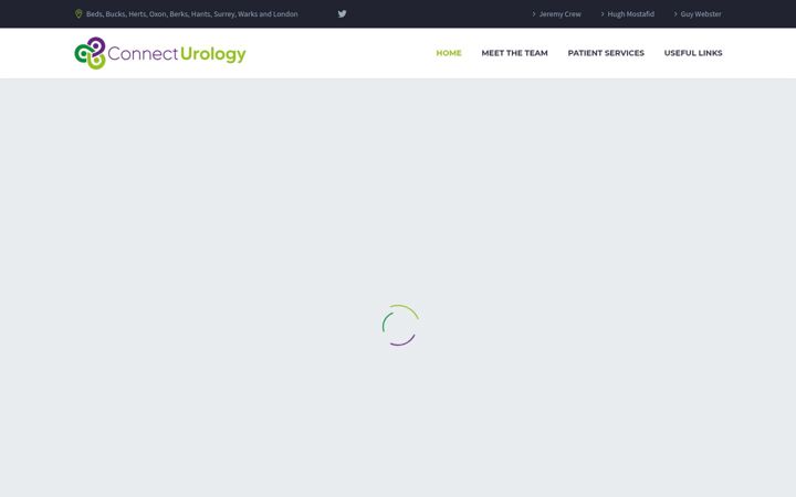 Screenshot of connecturology.co.uk