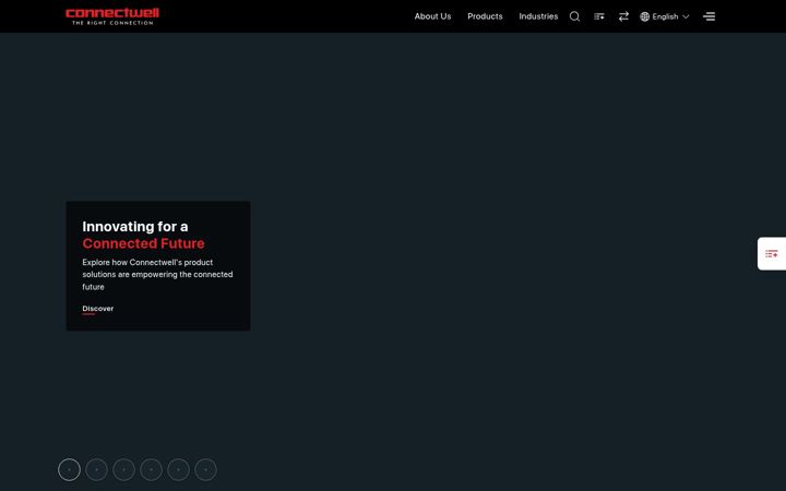 Screenshot of connectwell.com