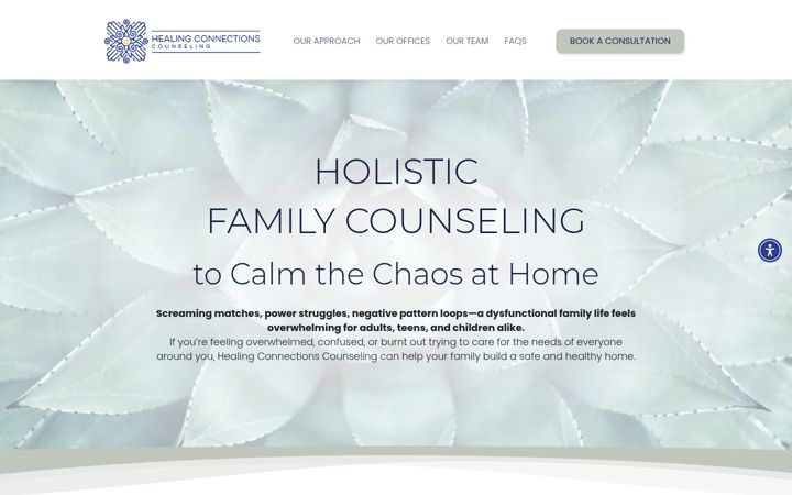 Screenshot of connectwithhealing.com