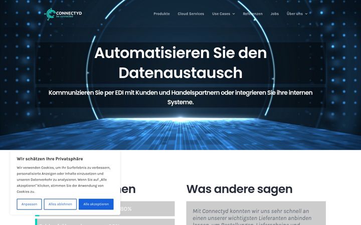 Screenshot of connectyd.io