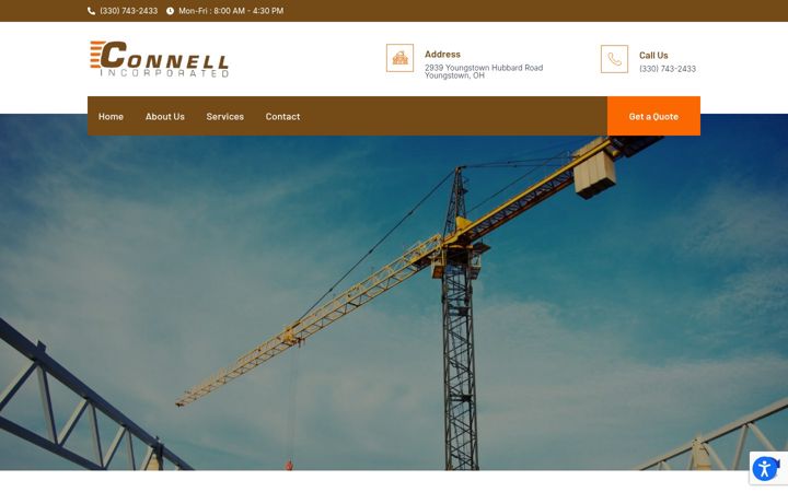 Екранна снимка на connellinc.net