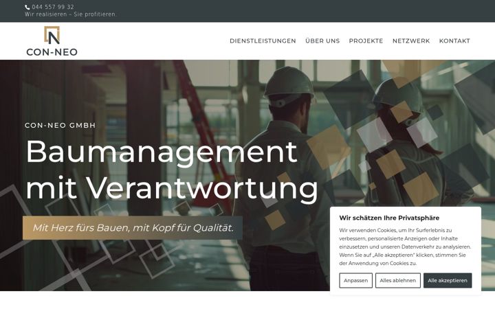 Screenshot of conneo.ch
