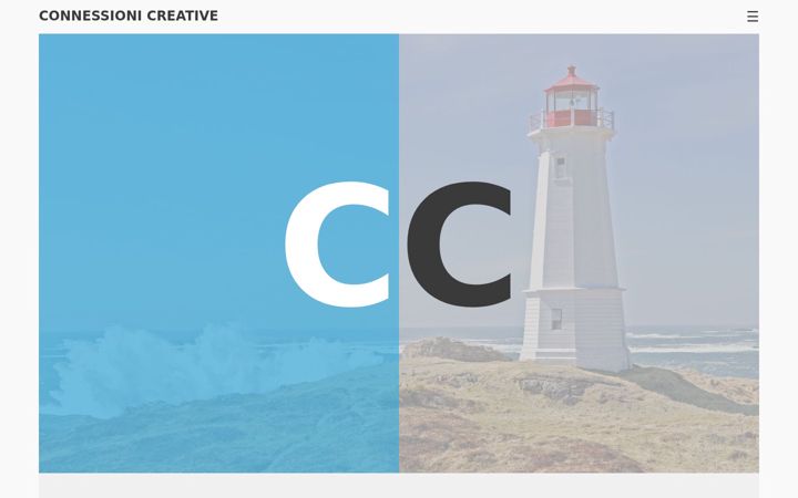 Screenshot of connessionicreative.it