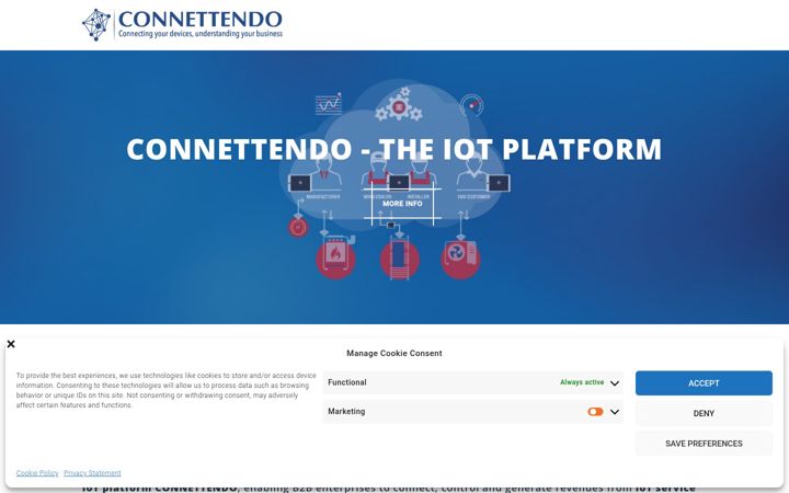 Screenshot of connettendo.com