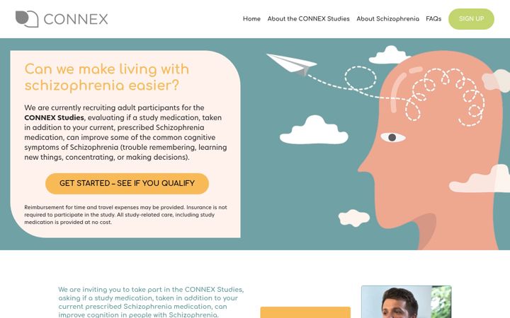 Screenshot of connex-studies.com