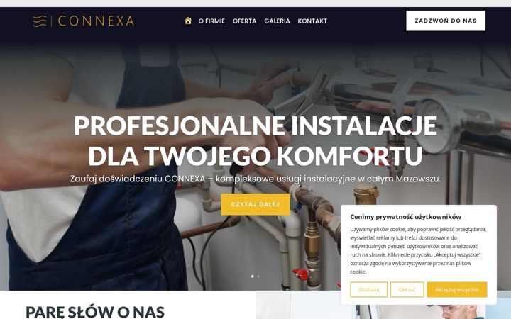 Screenshot of connexa.pl