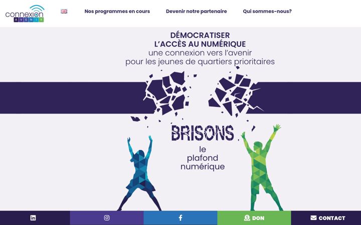 Zrzut ekranu connexionavenir.fr