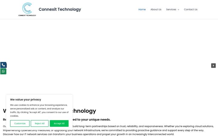 Skjámynd af connexit.co.in