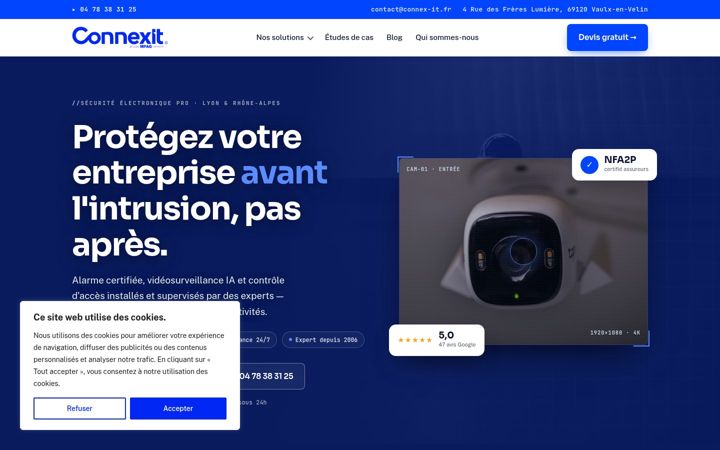 Screenshot of connexit.fr