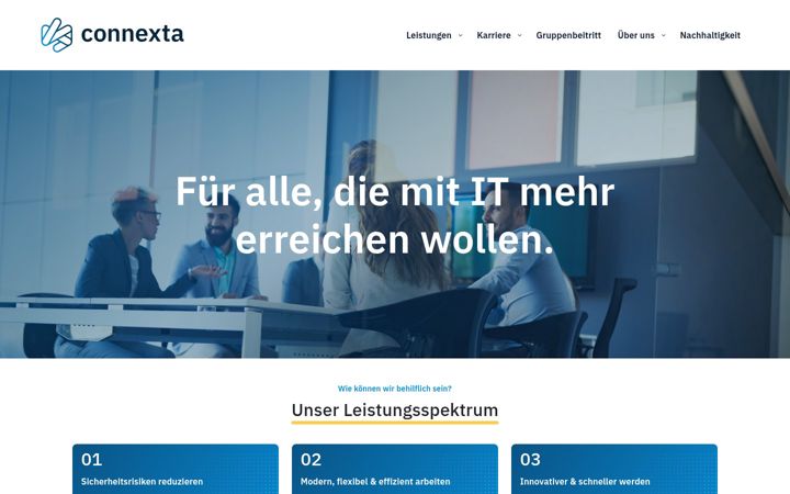 Screenshot of connexta.de
