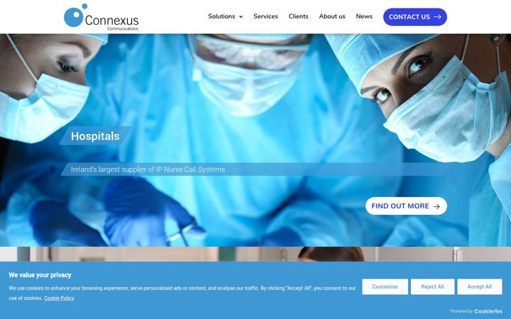 Zrzut ekranu connexus.ie