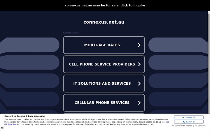 Screenshot of connexus.net.au