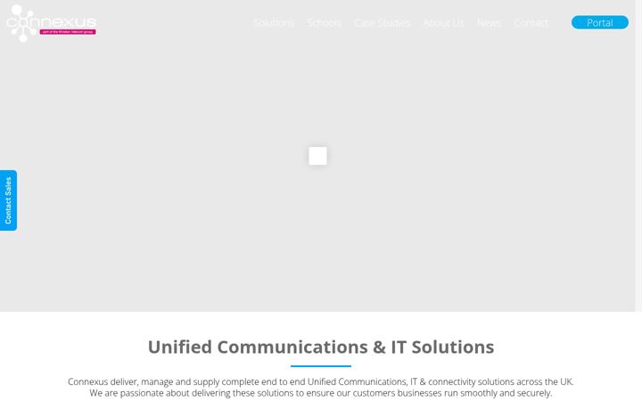 Screenshot of connexusuk.com