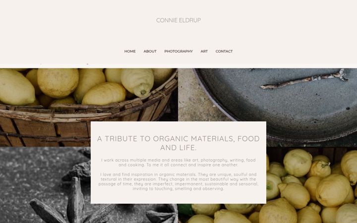 Screenshot of connieeldrup-conarte.dk