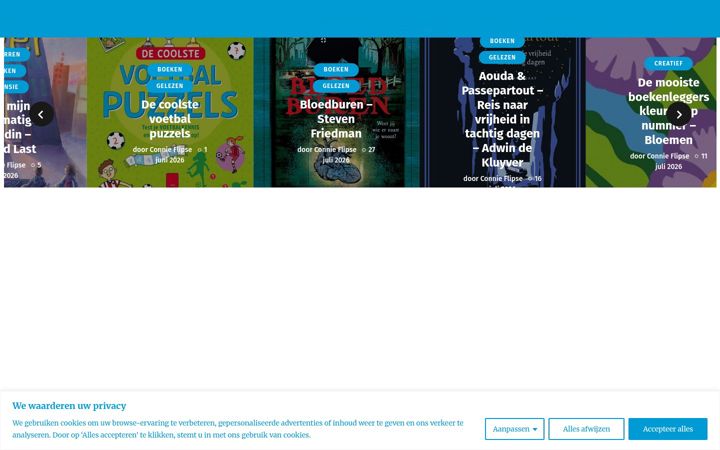 Screenshot of conniesboekenblog.nl