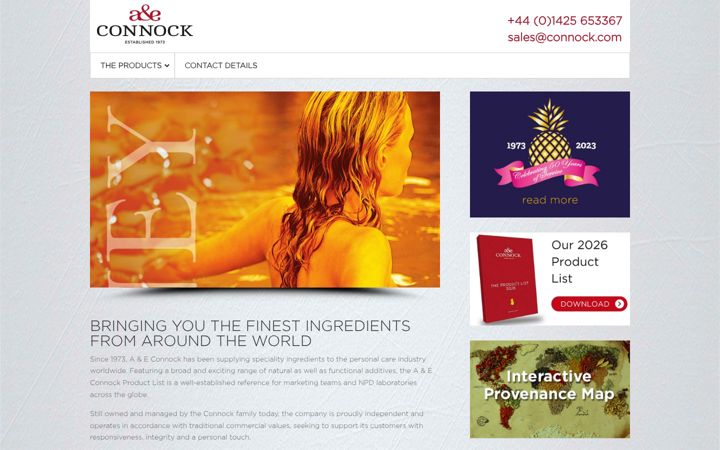 Screenshot of connock.co.uk