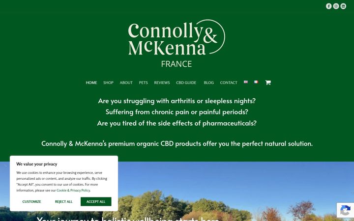 Screenshot of connollyandmckenna.com