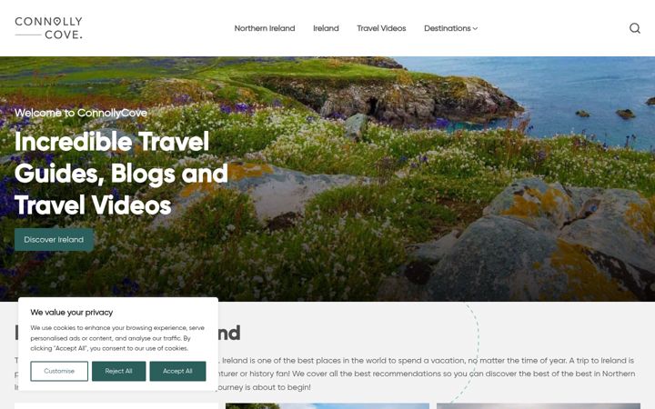 Screenshot of connollycove.com