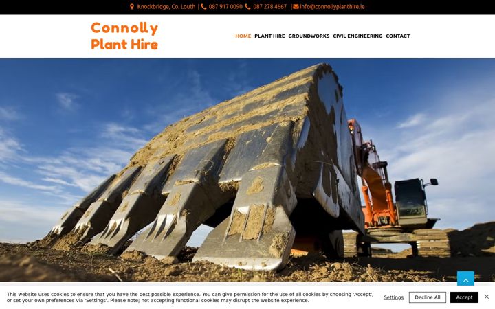 Zrzut ekranu connollyplanthire.ie