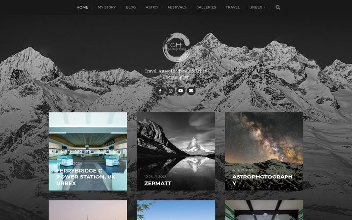 Screenshot of connorhicks.co.uk